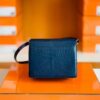 mmexport1672913604409-1024x772-1 Hermes Roulis Shiny Alligator & Matte Alligator Deep blue Gold Hardware 18cm Full Handmade