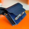 mmexport1672913607429-1024x779-1 Hermes Roulis Shiny Alligator & Matte Alligator Deep blue Gold Hardware 18cm Full Handmade