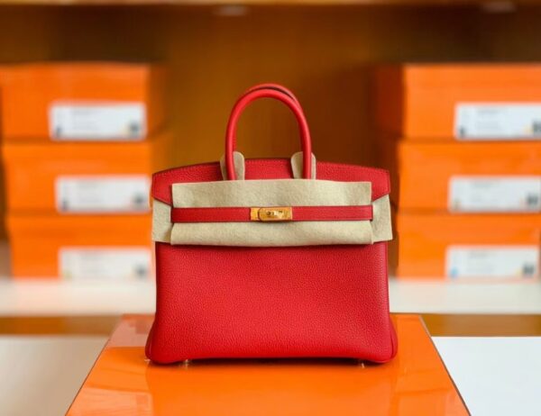 mmexport1673338460148-1024x789-2 Hermes Birkin Togo Q5 rouge casaque Gold Hardware 25cm Full Handmade