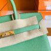 Hermes Birkin Togo Avocado green Gold Hardware 25cm Full Handmade