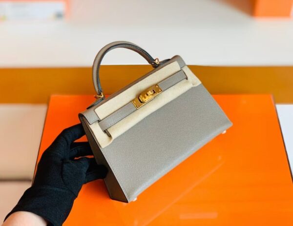 mmexport1673338785424-1024x791-2 Hermes Mini Kelly Epsom gris ashpite Gold Hardware 19cm Full Handmade