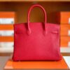 mmexport1673343567185-1024x768-1 Hermes Birkin Togo S3 Rouge Red Silver Hardware 30cm Full Handmade
