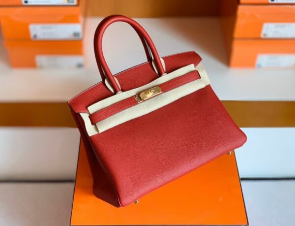 mmexport1673343589531-1024x783-2 Hermes Birkin Togo D5 Coral red Gold Hardware 30cm Full Handmade