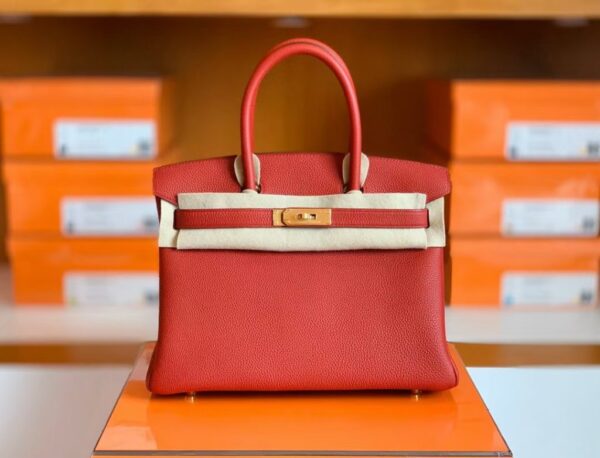 mmexport1673343591034-1024x781-1 Hermes Birkin Togo D5 Coral red Gold Hardware 30cm Full Handmade