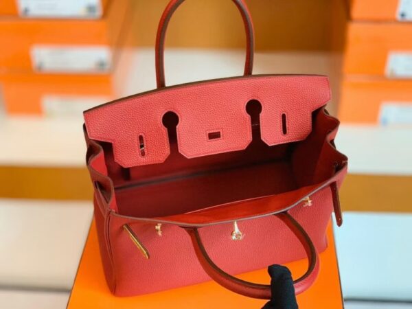 mmexport1673343599997-1024x768-1 Hermes Birkin Togo D5 Coral red Gold Hardware 30cm Full Handmade