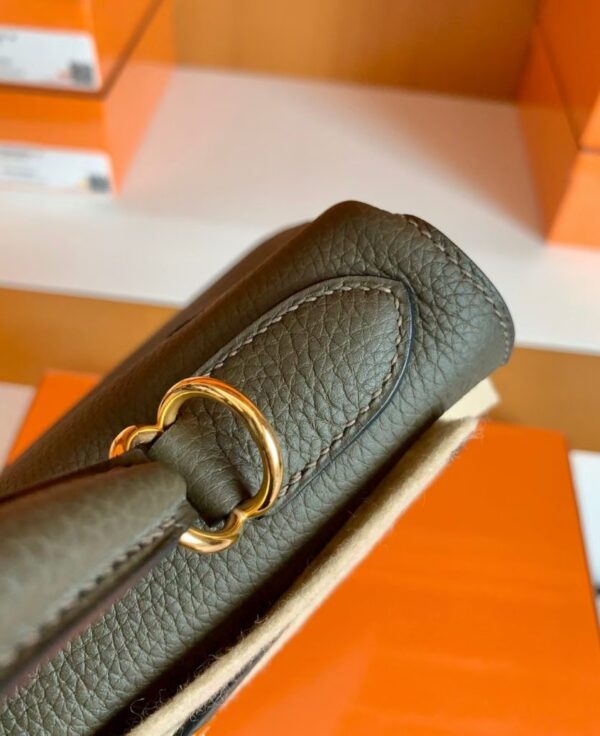 Hermes Kelly Togo CK46 carbon grey Gold Hardware 28cm Full Handmade