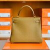 Hermes Kelly Togo U8 Light Golden color Gold Hardware 28cm Full Handmade