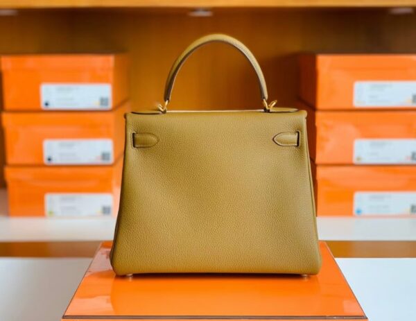 Hermes Kelly Togo U8 Light Golden color Gold Hardware 28cm Full Handmade