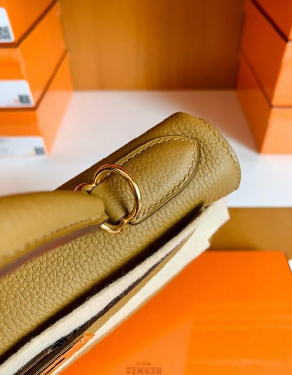 Hermes Kelly Togo U8 Light Golden color Gold Hardware 28cm Full Handmade