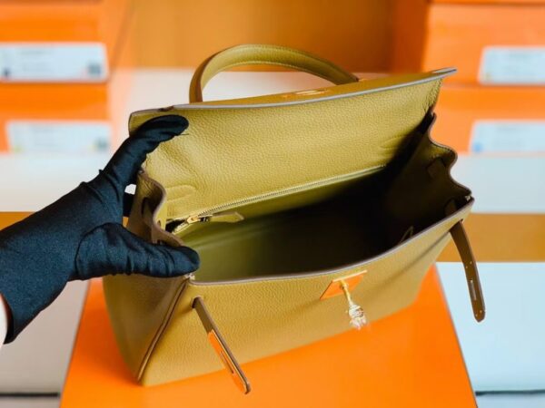 Hermes Kelly Togo U8 Light Golden color Gold Hardware 28cm Full Handmade