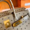 Hermes Birkin Ostrich etoupe grey Gold Hardware 30cm Full Handmade