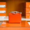 mmexport1673775387201-1024x791-1 Hermes Verrou Chevre Orange Silver Hardware 17cm Full Handmade