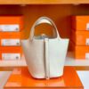 mmexport1674908825206-1024x768-1 Hermes Picotin Lock Togo craie White Silver Hardware 18cm Full Handmade
