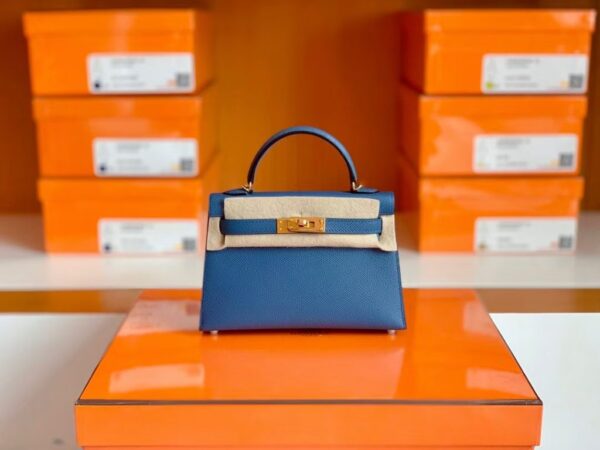 mmexport1674909000868-1024x768-1 Hermes mini kelly Epsom R2 blue agete Gold Hardware 19cm Full Handmade
