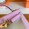 mmexport1674909166951-910x1024-1 Hermes mini kelly Epsom X9 Mauve Pink Gold Hardware 19cm Full Handmade