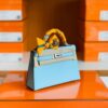 mmexport1674909201783-1024x787-1 Hermes mini kelly Epsom 6u Light Blue Silver Hardware 19cm Full Handmade