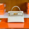 mmexport1674909222873-1024x796-1 Hermes mini kelly Epsom Creamy White Silver Hardware 19cm Full Handmade