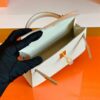 mmexport1674909232541-1024x768-1 Hermes mini kelly Epsom Creamy White Silver Hardware 19cm Full Handmade