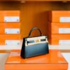 mmexport1674909443513-1024x768-1 Hermes mini kelly Box Black Gold Hardware 19cm Full Handmade