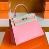 mmexport1675760621187-1024x777-1 Hermes Kelly Epsom 1Q Creamy Pink Silver Hardware 25cm Full Handmade