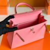 mmexport1675760629845-1024x768-1 Hermes Kelly Epsom 1Q Creamy Pink Silver Hardware 25cm Full Handmade