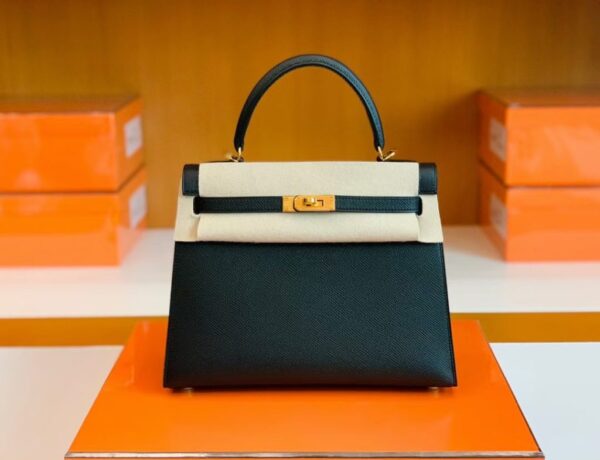 mmexport1675760643189-1024x785-2 Hermes Kelly Epsom Black Gold Hardware 25cm Full Handmade