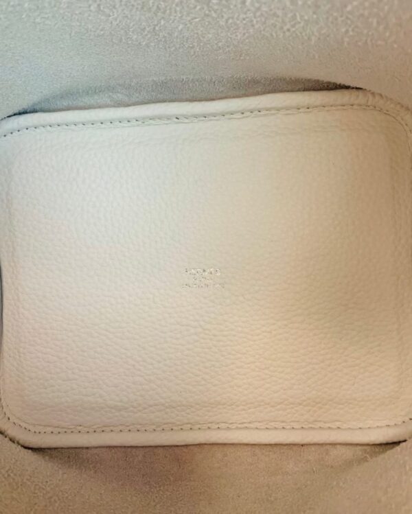 Hermes Picotin Lock TC Leather 01 Pure white Silver Hardware 18cm Full Handmade