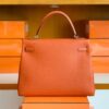 mmexport1676280649846-1024x768-1 Hermes Kelly Togo R1 Pumpkin orange Silver Hardware 32cm Full Handmade