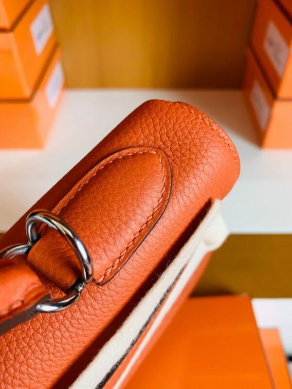 mmexport1676280652760-768x1024-1 Hermes Kelly Togo R1 Pumpkin orange Silver Hardware 32cm Full Handmade