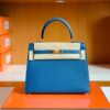 mmexport1676280680437-1024x768-2 Hermes Kelly Epsom R2 Blue Agate Silver Hardware 25cm Full Handmade