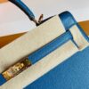 mmexport1676280684496-768x1024-1 Hermes Kelly Epsom R2 Blue Agate Silver Hardware 25cm Full Handmade