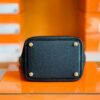 Hermes Picotin lock Touch TC & crocodile Black Gold Hardware 18cm Full Handmade