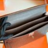 Hermes Kelly depeche Matte Alligator crocodile Coffee Silver Hardware 34cm Full Handmade