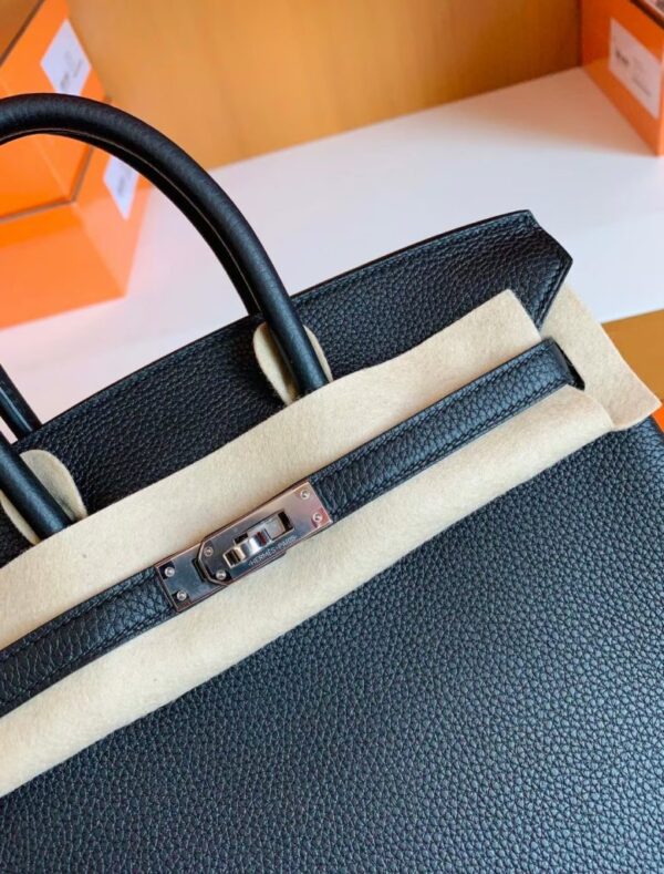 mmexport1676283493015-779x1024-1 Hermes Birkin Togo cc89 noir Silver Hardware 25cm Full Handmade