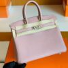 mmexport1676283551807-1024x768-1 Hermes Birkin New Togo 4W wisteria pink Silver Hardware 25cm Full Handmade