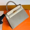 mmexport1677125595563-1024x768-1 Hermes Kelly Epsom Etoupe Grey Gold Hardware 25cm Full Handmade