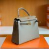mmexport1677125599752-1024x791-1 Hermes Kelly Epsom Etoupe Grey Gold Hardware 25cm Full Handmade