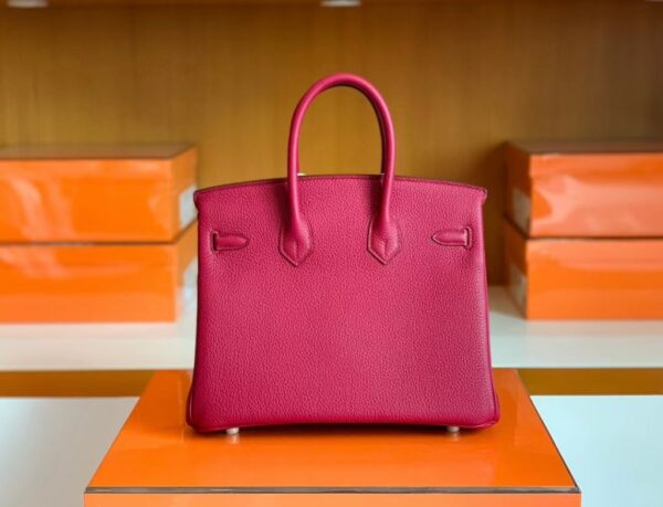 Hermes Birkin Togo K1 garnet red Gold Hardware 25cm Full Handmade