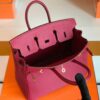 Hermes Birkin Togo K1 garnet red Gold Hardware 25cm Full Handmade