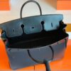 Hermes Birkin Box so Black Silver Hardware 40cm Full Handmade