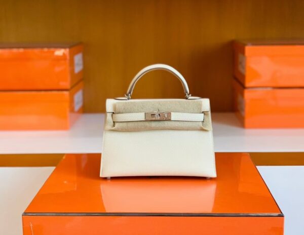 mmexport1678094172942-1024x793-2 Hermes Mini Kelly II Sellier Epsom ck10 craie white Silver Hardware 19cm Full Handmade
