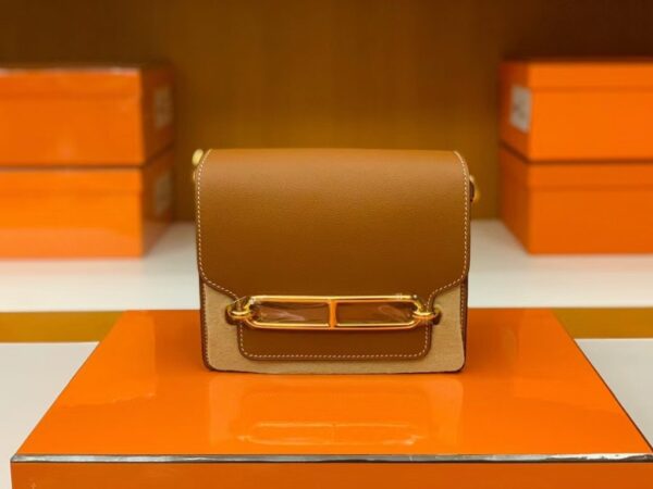 mmexport1678094548579-1024x768-2 Hermes Roulis evercolor Golden Brown Gold Hardware 18cm Full Handmade