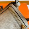 Hermes Mini Lindy TC Leather Griss Gold Hardware 19cm Full Handmade
