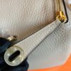 Hermes Mini Lindy TC Leather Griss Gold Hardware 19cm Full Handmade