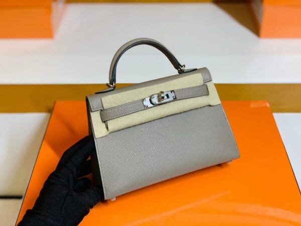 mmexport1679281788469-1024x768-1 Hermes Mini Kelly Epsom gris ashpite Silver Hardware 19cm Full Handmade
