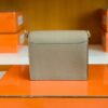 mmexport1679281912997-1024x779-1 Hermes Roulis Evercolor S2 Trench Grey Gold Hardware 18cm Full Handmade