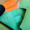 mmexport1679282967307-768x1024-1 Hermes Kelly Togo 3i Avocado green Gold Hardware 28cm Full Handmade