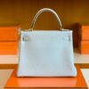 mmexport1679282981403-1024x768-1 Hermes Kelly Togo T0 Light Blue Gold Hardware 28cm Full Handmade