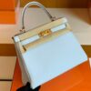 mmexport1679282982907-1024x768-1 Hermes Kelly Togo T0 Light Blue Gold Hardware 28cm Full Handmade