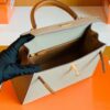 mmexport1679283079159-1024x774-1 Hermes Kelly Epsom S2 Trench Grey & 37 Golden Brown Gold Hardware 25cm Full Handmade